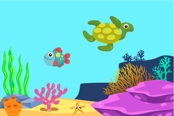 Download Cute Fish Animal Graphic Design Cartoon - Fish Collection