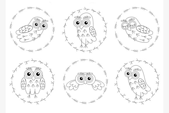 Download Owl Hand Drawn Doodle Clipart. Woodland - Hand drawn Collection
