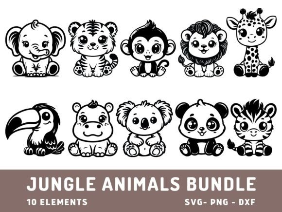 Download Safari Baby Animals SVG, Animals Bundle - Animals bundle Collection