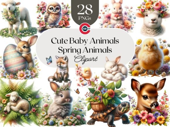 Download Cute Spring Woodland Animals Cliparts - Woodland animals cliparts Collection