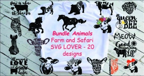 Download Farm and Safari Animals Bundle - Animals bundle Collection