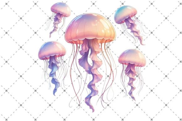 Download Whimsical Jelly Fish PNG Clipart - Fish Collection
