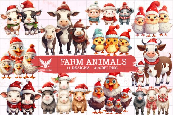 Download Super Cute Farm Animals Sublimation - Cute farm animals Collection
