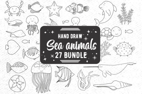 Download Sea Animals Bundle Svg, Sea Animal Svg - Animals bundle Collection