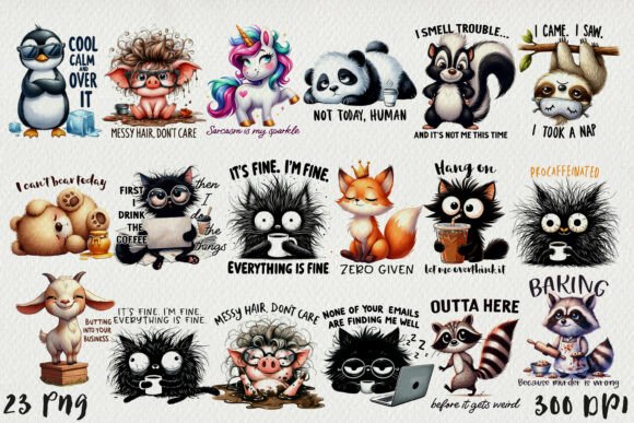 Download Funny Sarcastic Animals Bundle - Animals bundle Collection