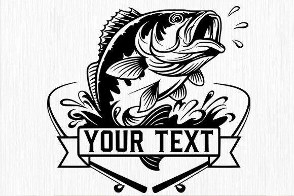 Download Bass Fishing Monogram Svg , Fishing Svg - Fish Collection
