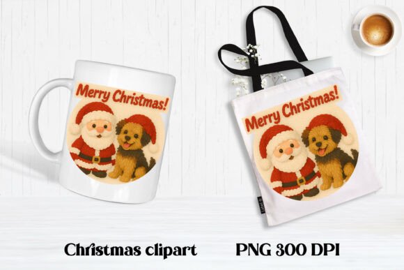Download Christmas Knitted Dog Clipart PNG Design - Premium Resources