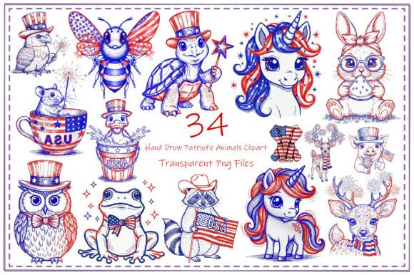 Download Hand Drawn Animal Clipart Bundle - Hand drawn Collection