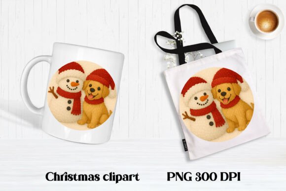 Download Christmas Knitted Dog Clipart PNG Design - Premium Resources